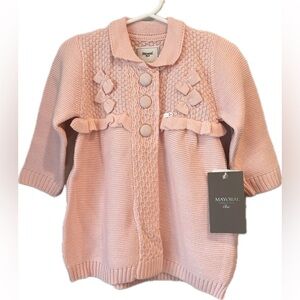 NWT Light Pink Knit Mayoral Sweater, Size 1Y/12mo